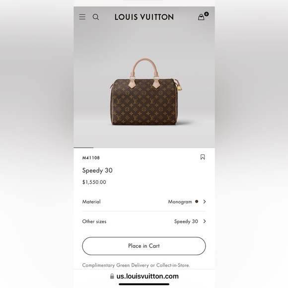 Louis Vuitton 🔥$499 MONOGRAM SPEEDY 30 SATCHEL BAG - Picture 14 of 14